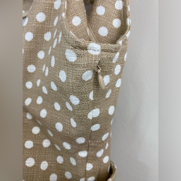 NWT Ann Taylor Dotted Belted Square Neck Shell Sleeveless Size XL - Picture 8 of 10